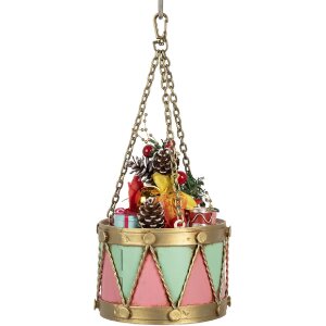 Clayre & Eef 6Y5865P Decoración Tambor Ø 12x16/27 cm Rosa