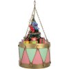 Clayre & Eef 6Y5867P Decoración Tambor Ø 21x34/43 cm Rosa Verde