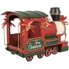 Decoración Locomotora Clayre & Eef 6Y5871 35x16x22 cm Rojo