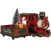 Decoración Locomotora Clayre & Eef 6Y5871 35x16x22 cm Rojo