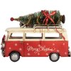 Clayre & Eef 6Y5873 Modelo Autobús 38x16x28 cm Rojo Beige