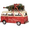 Clayre & Eef 6Y5873 Modelo Autobús 38x16x28 cm Rojo Beige