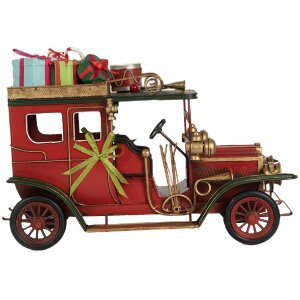 Decoración Coche Clayre & Eef 6Y5875 Rojo 42x18x28 cm