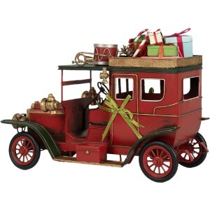 Decoración Coche Clayre & Eef 6Y5875 Rojo 42x18x28 cm