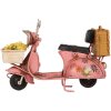 Clayre & Eef 6Y5879 Modelo Motocicleta 12x6x8 cm Rosa Beige