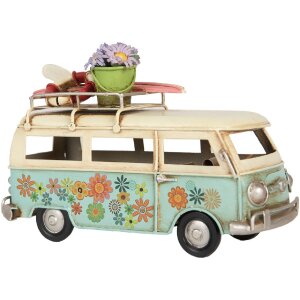 Clayre & Eef 6Y5880 Modelo Autobús 17x7x11 cm Azul Beige