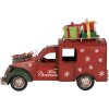 Decoración Auto Clayre & Eef 6Y5881 Rojo 26x11x17 cm
