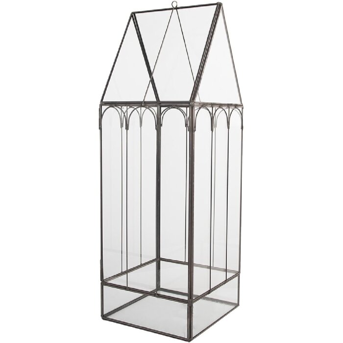 Mini Invernadero Decorativo Clayre & Eef 5GL0021 15x15x45 cm
