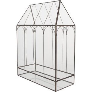 Clayre & Eef 5GL0022 Mini invernadero decorativo...