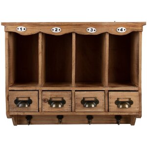 Armario de pared Clayre & Eef 5H0745 53x16x42 cm...