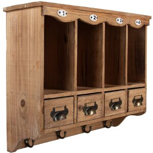 Armario de pared Clayre & Eef 5H0745 53x16x42 cm...