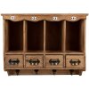 Armario de pared Clayre & Eef 5H0745 53x16x42 cm marrón