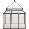 Clayre & Eef 6GL5362 Decoración Mini Invernadero 21x21x32 cm