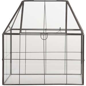 Clayre & Eef 6GL5363 Decoración Mini Invernadero 26x17x32 cm