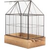 Clayre & Eef 6GL5363 Decoración Mini Invernadero 26x17x32 cm