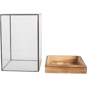 Mini invernadero decorativo Clayre & Eef 6GL5364 19x19x30 cm