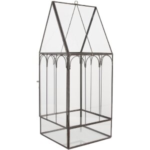 Mini invernadero decorativo Clayre & Eef 6GL5367 15x15x38 cm