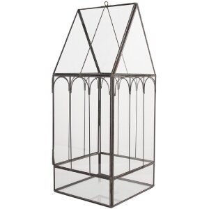 Mini invernadero decorativo Clayre & Eef 6GL5367 15x15x38 cm