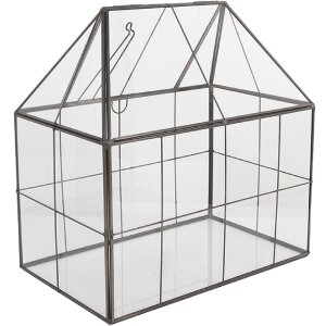Clayre & Eef 6GL5368 Decoración mini Invernadero 25x16x26 cm