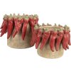 Maceta de terracota Clayre & Eef 6TE0579L Ø 21x17 cm Estilo rústico