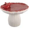 Decoración Hongo Ø 25x21 cm Blanco y Rojo Clayre & Eef 6TE0581