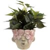 Maceta Ø 18x15 cm Beige-Rosa Clayre & Eef 6TE0583