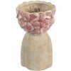 Maceta Clayre & Eef 6TE0584M 16x15x25 cm Beige Rojo