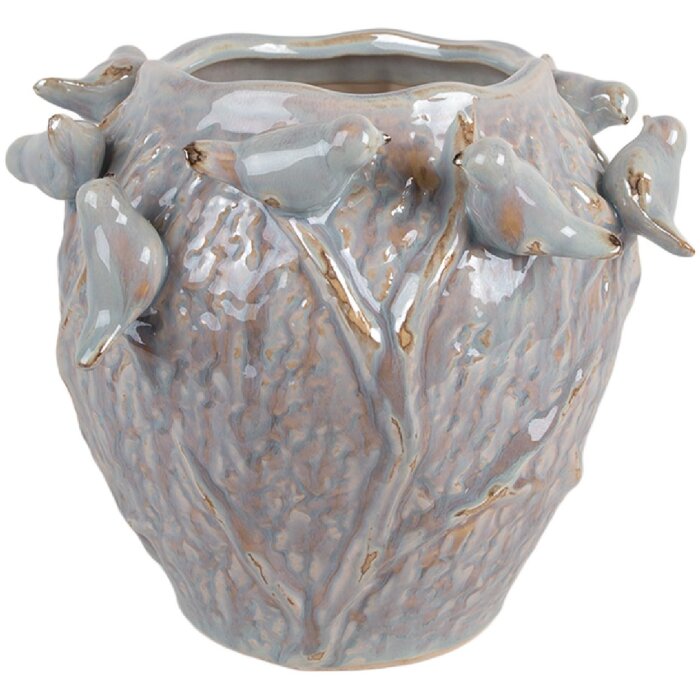 Maceta Clayre & Eef 6TE0586 de Terracota Ø 25x20 cm