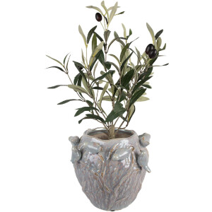 Maceta Clayre & Eef 6TE0586 de Terracota Ø 25x20 cm