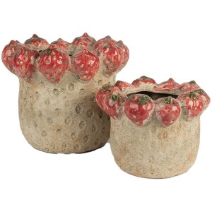 Maceta Clayre & Eef 6TE0588M de Terracota Ø 15x11 cm