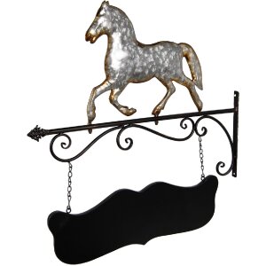 Señal Decorativa de Caballo Clayre & Eef 5Y1312 66x3x67 cm