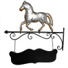 Señal Decorativa de Caballo Clayre & Eef 5Y1312 66x3x67 cm