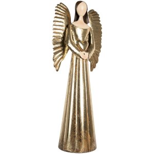 Decoración Ángel Clayre & Eef 5Y1372 29x18x68 cm Dorado