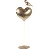 Corazón Decorativo Clayre & Eef 5Y1373 24x11x68 cm Dorado