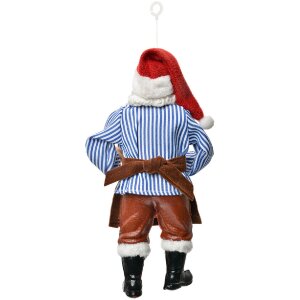 Clayre & Eef Adorno Colgante Papá Noel 10x6x17 cm