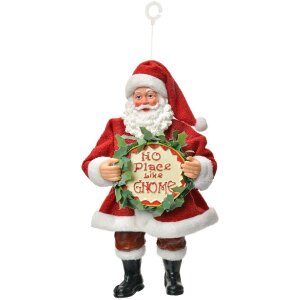 Clayre & Eef 66250 Adorno Colgante Papá Noel...