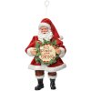 Clayre & Eef 66250 Adorno Colgante Papá Noel 10x6x17 cm
