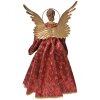 Decoración Ángel Clayre & Eef 66251 26x15x44 cm Rojo y Dorado