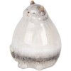 Decoración Gato Clayre & Eef 6CE2131 14x13x18 cm Gris