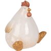 Clayre & Eef 6CE2133 Decoración Gallina 18x14x17 cm Beige y Marrón