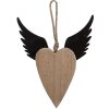 Colgante Decorativo Corazón Clayre & Eef 6H2415S 17x3x20 cm