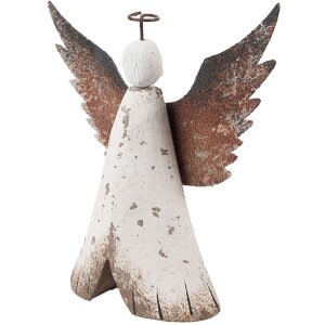 Decoración Ángel Clayre & Eef 6H2416M 14x4x15 cm
