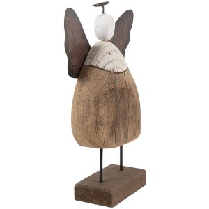 Ángel Decorativo Clayre & Eef 6H2417L 20x6x25 cm Marrón