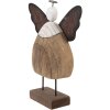 Ángel Decorativo Clayre & Eef 6H2417L 20x6x25 cm Marrón