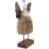 Ángel Decorativo Clayre & Eef 6H2417L 20x6x25 cm Marrón