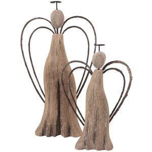 Decoración Ángel Clayre & Eef 6H2421L 14x4x26 cm