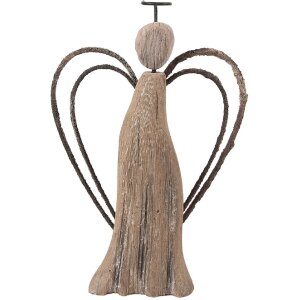 Decoración Ángel Clayre & Eef 6H2421M 12x3x18 cm