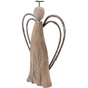 Decoración Ángel Clayre & Eef 6H2421M 12x3x18 cm