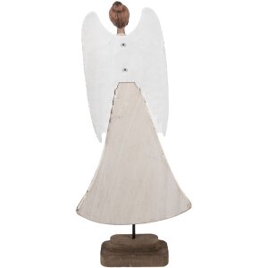 Decoración Ángel Clayre & Eef 6H2424 19x6x42 cm Blanco
