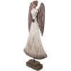 Decoración Ángel Clayre & Eef 6H2424 19x6x42 cm Blanco